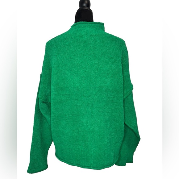 525 America Mock Neck Sweater Green - Picture 3 of 9